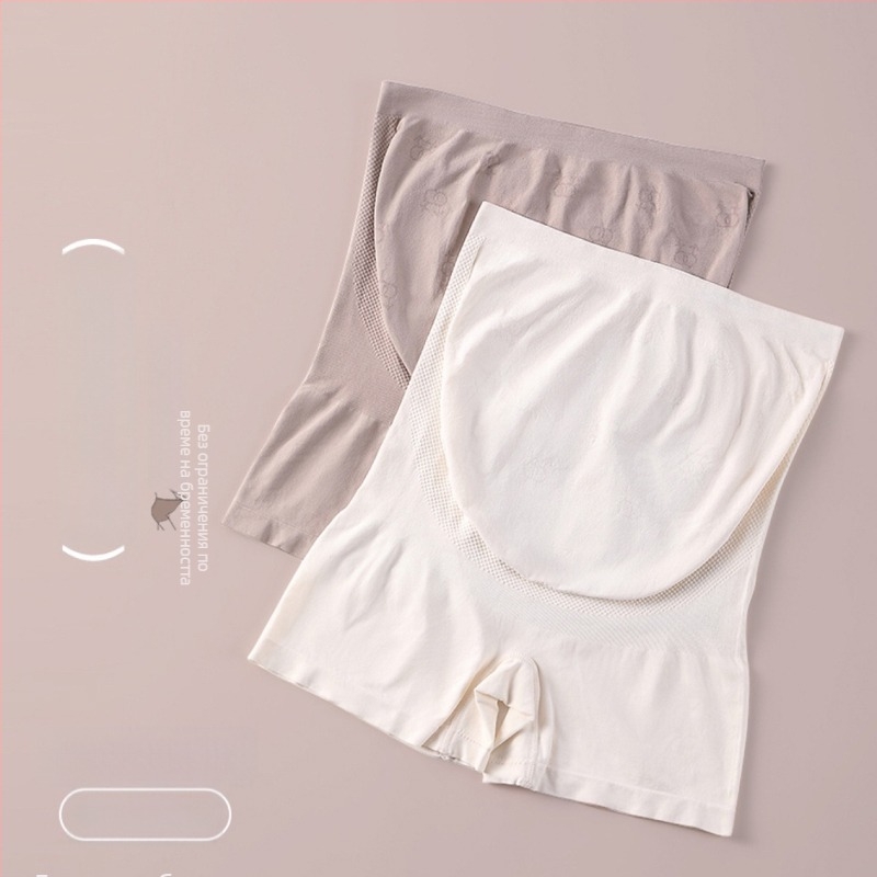 Бременни панталони с висока талия, безшевни, дишащи, подкрепа за корема