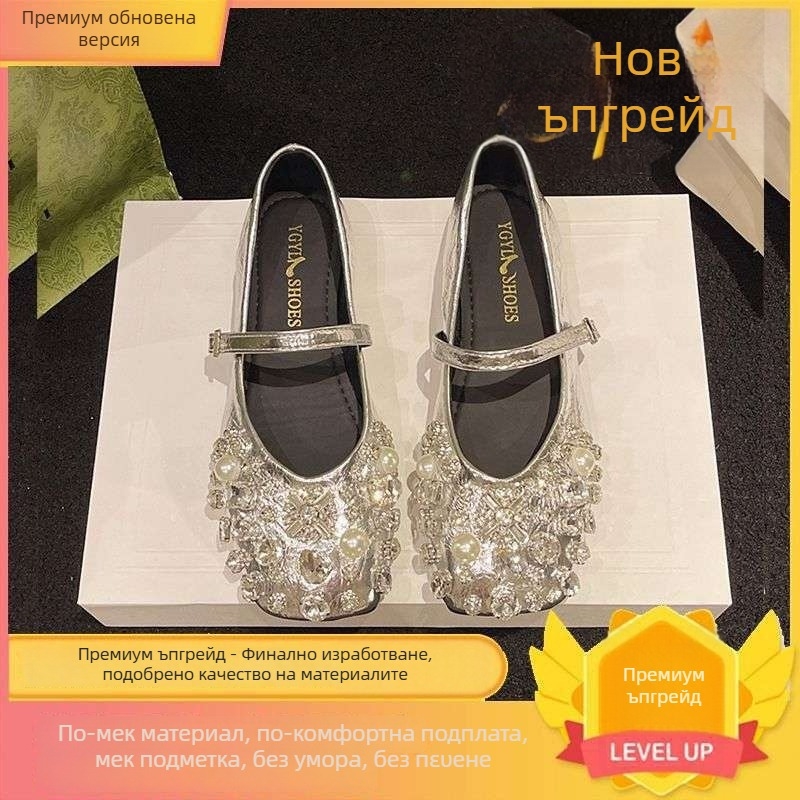 Mary Jane обувки – Пролет 2025, корейски street-hipster стил, плат Hemp, съдържание на основния плат >95%, лепена конструкция