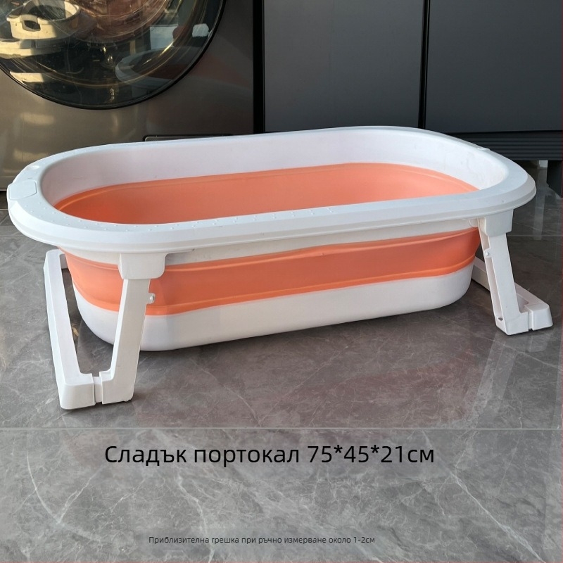 Ваничка за къпане на домашни любимци за котки и малки кучета, пластмасова, универсална, незгъваема