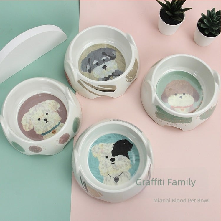 BOBO меламинови купи за домашни любимци – за кучета и котки, антипреобръщане, 12 бр в опаковка