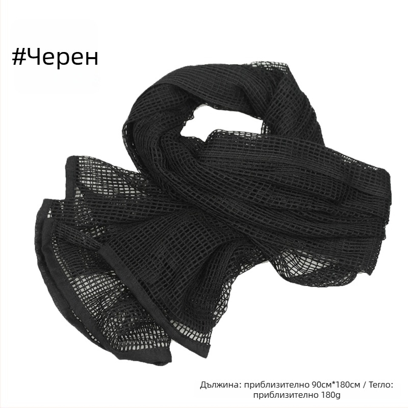 Камуфлажен шал за глава и врата за открито, смесена материя, универсален стил, персонализирана обработка