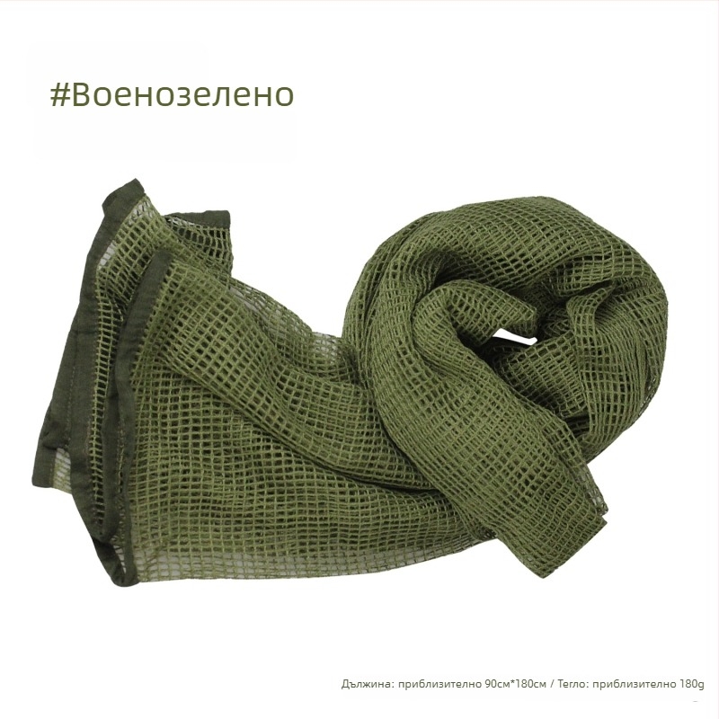 Камуфлажен шал за глава и врата за открито, смесена материя, универсален стил, персонализирана обработка