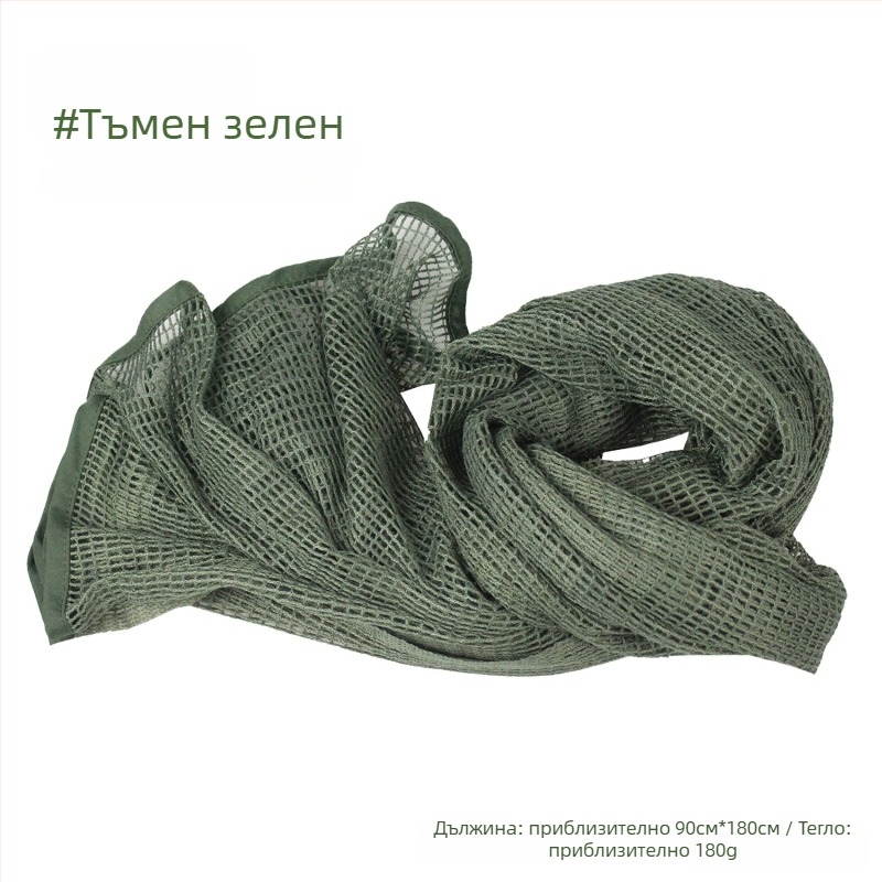 Камуфлажен шал за глава и врата за открито, смесена материя, универсален стил, персонализирана обработка