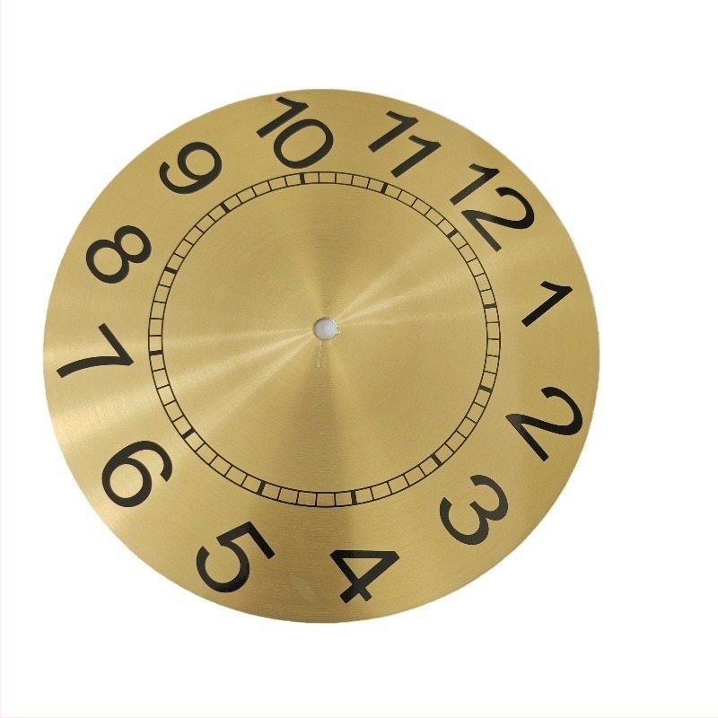 Стенен часовник с метален корпус, електронно движение, печатано лого, персонализирана обработка