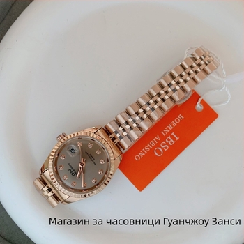 Ibso IBSO S1172L женски кварцов часовник с календар, кръгъл циферблат, водоустойчивост 30M