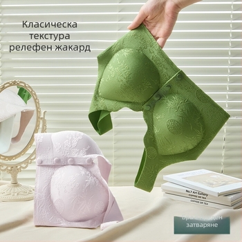 Сутиен-потник от найлон, стил потник, Push-Up, странична опора и тънка формована чашка