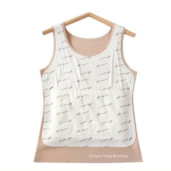 Термална жилетка с интегриран сутиен, двупластова полиестерна тъкан, изключително дебела 351–400 г/м², антибактериална и антистатична