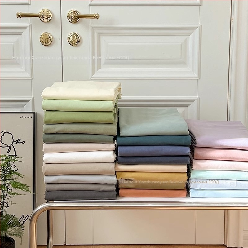 Калъф за завивка, измит памук, твил плат, реактивен печат, под 300 г, по поръчка за студентски общежития