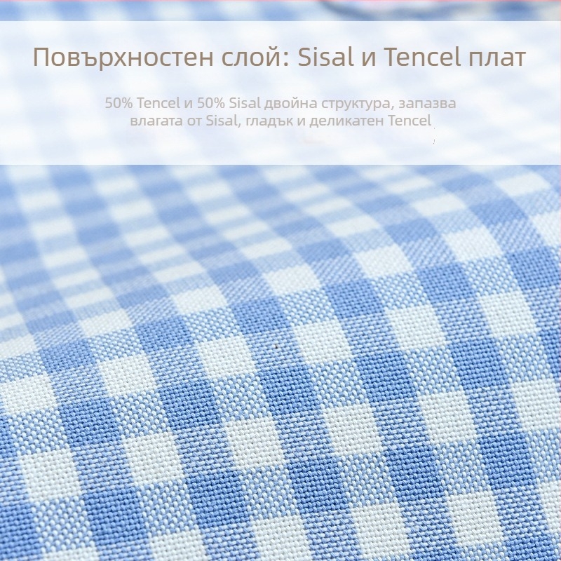 Бебешка седалкова възглавничка за количка, ramie-tencel смес, дишаща и попиваща потта, универсална подложка за деца 0–2 години