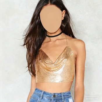 Алуминиево мрежесто колие за гърдите и тялото, лято 2024, тегло 97 g