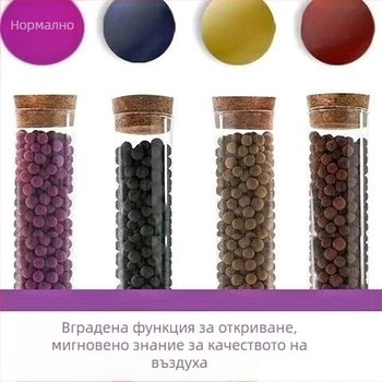 Топка калиев перманганат — нано минерални кристали за премахване на формалдехид, торбичка от бамбуков въглен, 1 кг