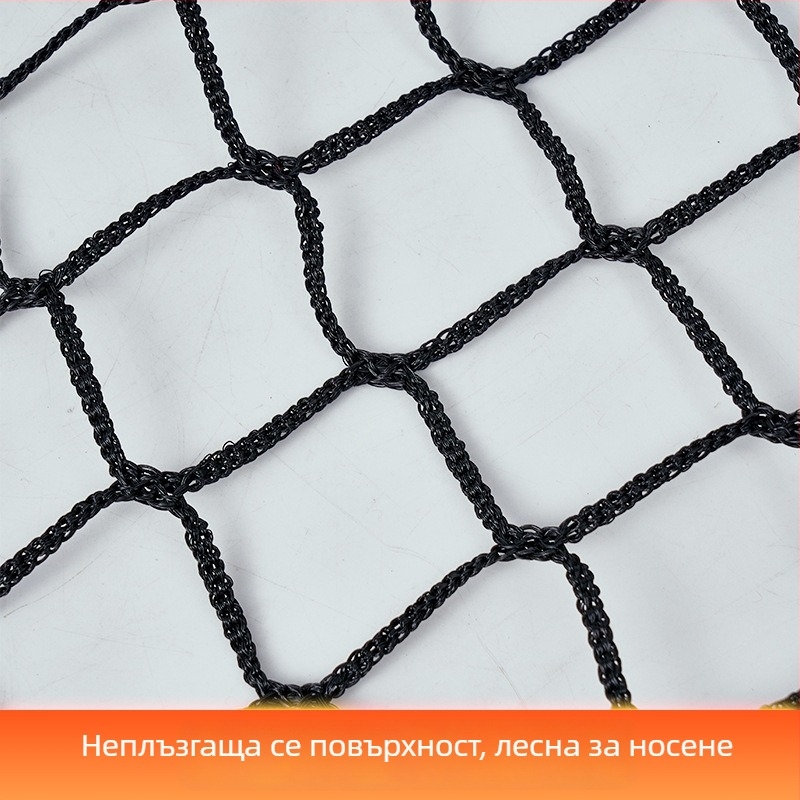 Тенис мрежа без възли за единични и двойки, за професионални състезания, PE материал, тегло 3 кг