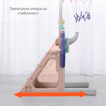 Вътрешна регулируема баскетболна стойка за деца — домашна употреба, марка Jooboa, тегло 2.2 кг; размер на опаковката 57.5×11.5×38 см; персонализиране налично