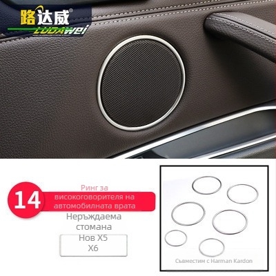 BMW X5/X6 (2014-2018) Интериорна декорация - 3D декоративна лента за въздушни отвори и централна конзола, модел 65455465, Guangzhou