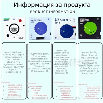 Гума за тенис на маса - едно парче, антизалепваща, Galaxy марка, произход Хебей