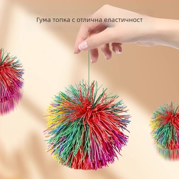 PVC интерактивна играчка за родител-детето: двойна тава за хвърляне и улов на топка, вътрешно и външно ползване