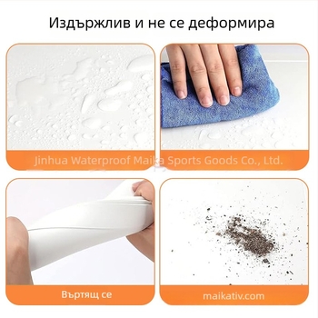 MAICCA Комплект бейзболни бази – удебелени основи, питчър плоча и домашна плоча, петкомпонентен комплект за софтбол с персонализирано лого