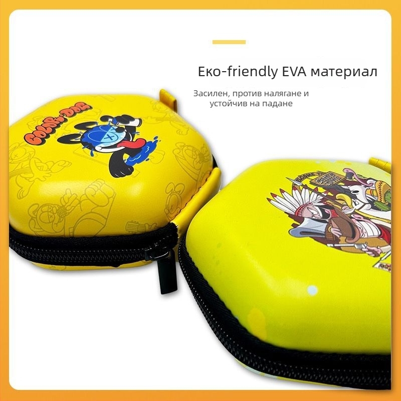 Кутия за тенис топки за маса с твърд корпус, набор от 4 топки, портативна и стилна, материал ПП.