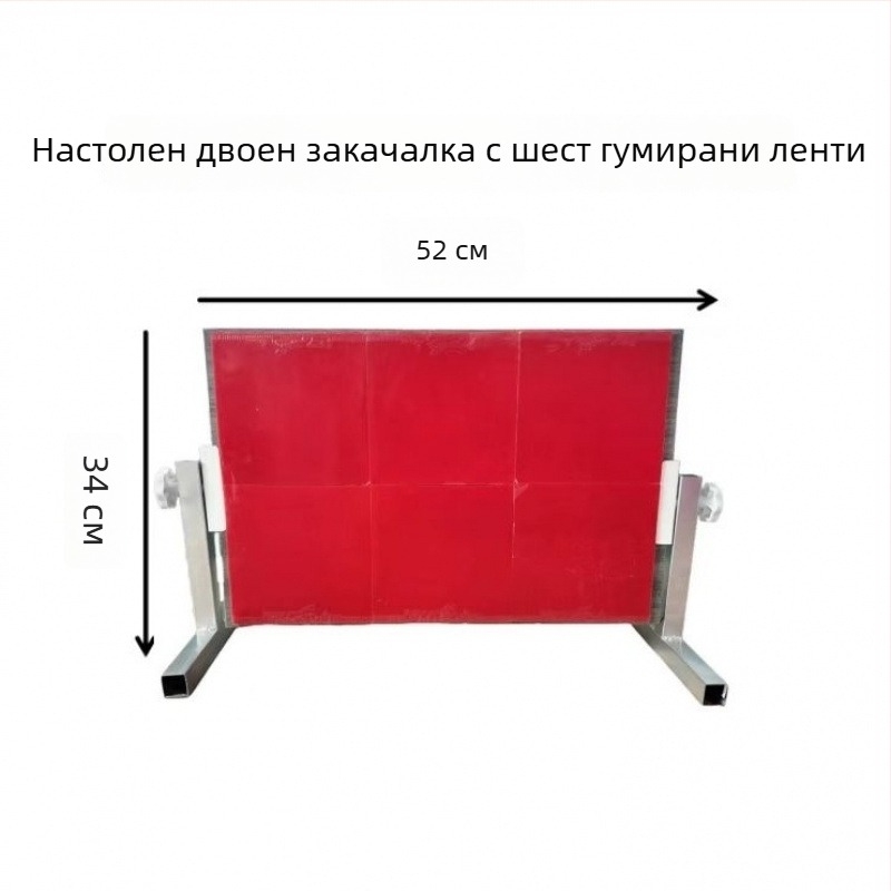 Настолен треньор по тенис на маса за възстановяване на върнати топки (PVC; настолен дизайн; без лого)