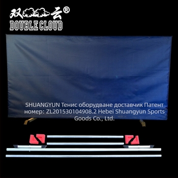 Разглобяема интегрирана преграда за тенис на маса с галванизирана тръбна рамка и оксфордска тъкан