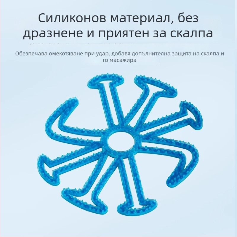 TDGO силиконова вътрешна подплата за електрическа мотокаска, дишаща, против натиск върху косата, унисекс за възрастни