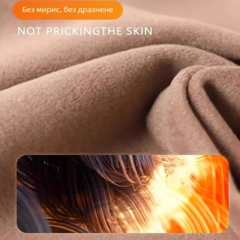 Маска за колоездене с ушен дизайн | Унисекс | Изкуствен кашмир | Ветроустойчива и студоустойчива шия