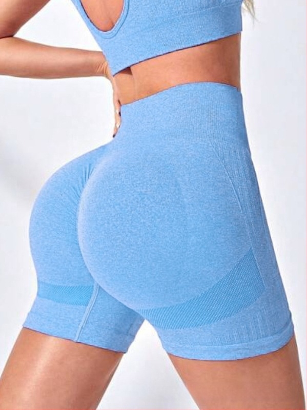 Йога къси панталони за тренировки, контрол на корема, безшевни, повдигане на седалището, отвежда влагата, материя: полиамид 90% + еластан 10%