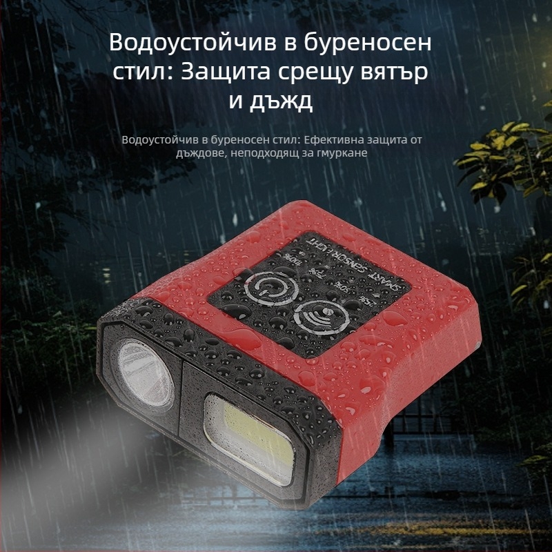 LED челна лампа с вградена 1200 mAh батерия, 5W, водоустойчива, зарядно в комплект.