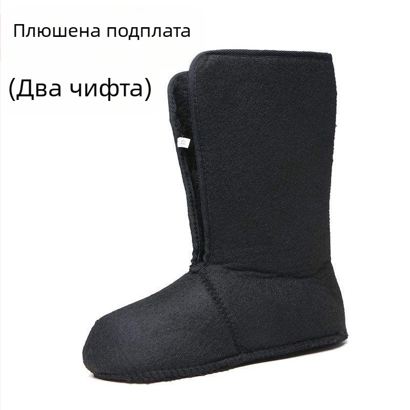 Мъжки водоустойчиви дъждовни ботуши с висок маншет, PU горна част, EVA подметка, запазват топлината