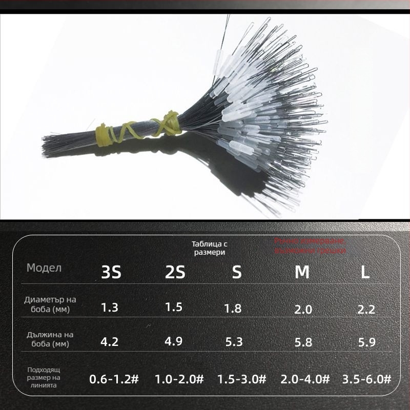 Силиконови мънини за риболов, висококачествени, 300 броя, пакет на едро