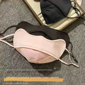 3D маска за велосипед през зимата – унисекс, найлон, UV защита UPF50+, ушна кука, пришита