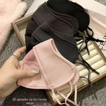 3D маска за велосипед през зимата – унисекс, найлон, UV защита UPF50+, ушна кука, пришита