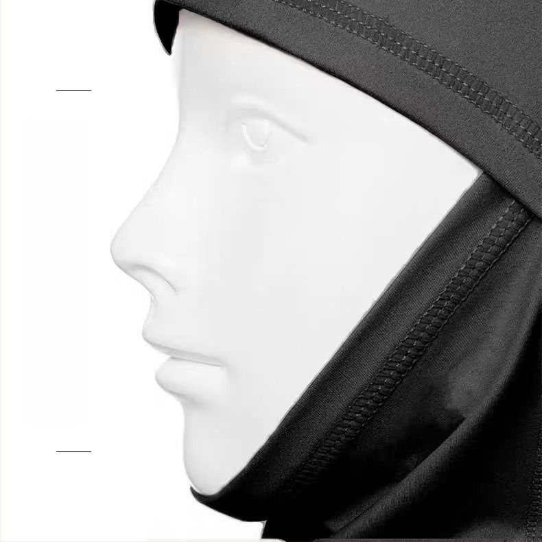 Колоездачна маска с интегрирана яка за зимно каране, защита на лицето срещу вятър, материя: спандекс/ликра, унисекс