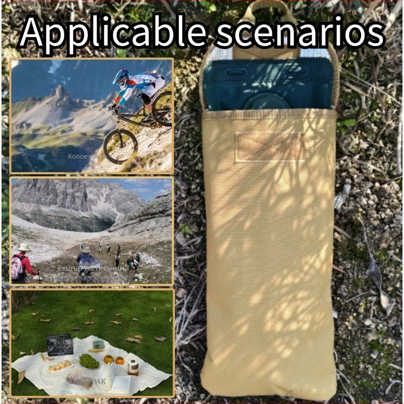 3L изолирана водна чанта за открити дейности – външен корпус от Oxford плат, полиестерна облицовка, подходяща за туризъм, велосипедизъм и алпинизъм (без вътрешна облицовка)