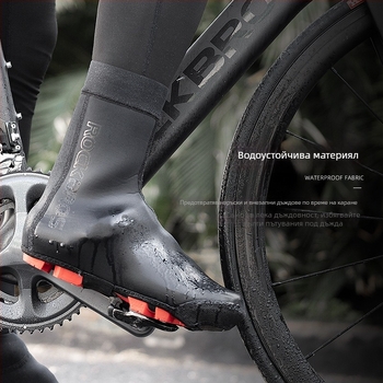 ROCKBROS чехли за велосипедни обувки, абсорбция на пот, унисекс, лицензиран частен етикет