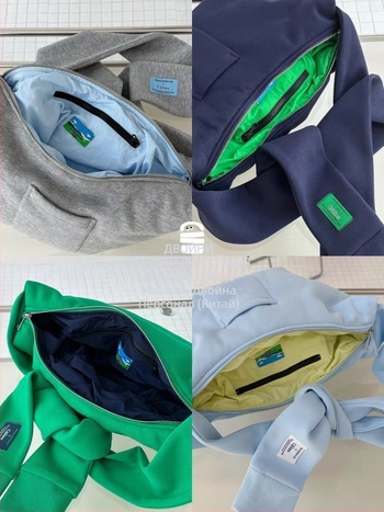 Чанта дъмплинг с презрамка за кръст, нейлон, унисекс, за пътуване и отдих