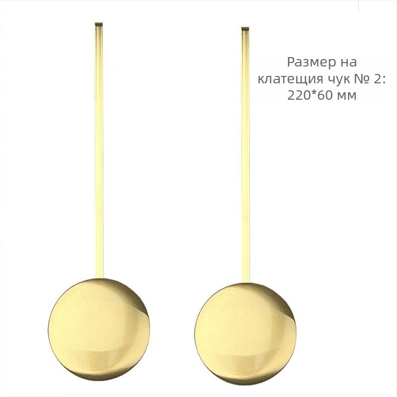 Аксесоар за часовник-пендулум, кварцов механизъм, пластмасов корпус, модерен минималистичен стил (кутия 200 бр.)