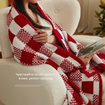 Одеяло от корал флийс; полиестер; 450 г/м²; зима; стил лайт лукс