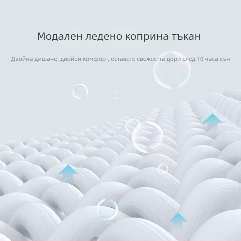 Комплект за матрак от естествен латекс, охлаждащ, 3 части, с бродирани детайли, модерен минимализъм, съдържание латекс над 90%, възможност за персонализация