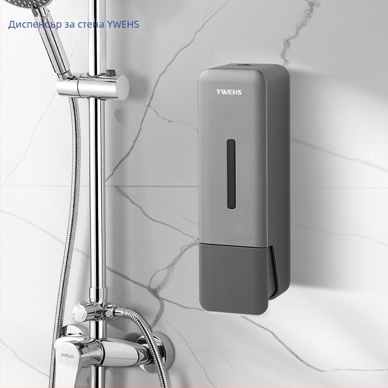 Стенно монтиран безпробивен дозатор за шампоан и душ гел, за течен сапун за съдове и дезинфектант за ръце — CE сертифициран