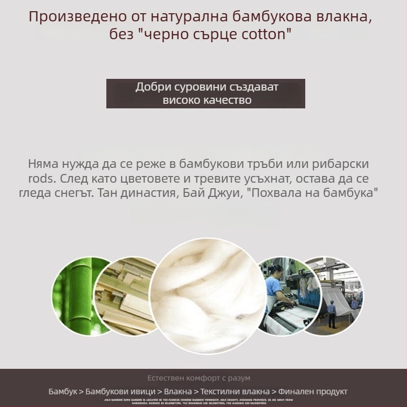 Хавлия за баня от бамбукови влакна, марка One Hundred Bamboos, 300–400 г, 21 нишки, плътна тъкан
