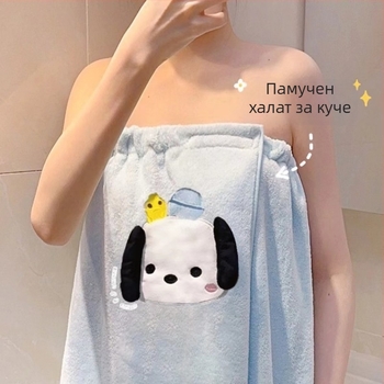 Карикатурен Пача Дог комплект хавлии от коралов флис, 450 г+, 32s прежда, обикновено тъкане