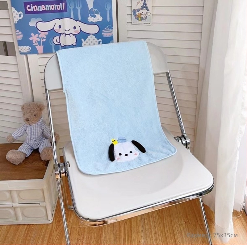 Карикатурен Пача Дог комплект хавлии от коралов флис, 450 г+, 32s прежда, обикновено тъкане