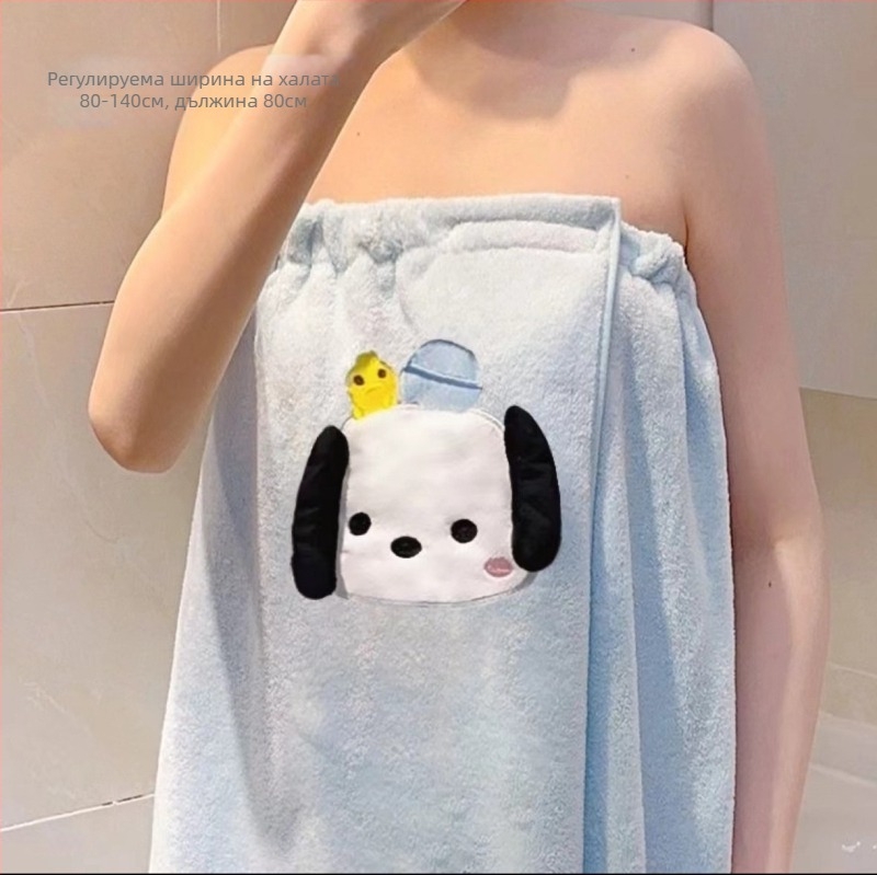 Карикатурен Пача Дог комплект хавлии от коралов флис, 450 г+, 32s прежда, обикновено тъкане