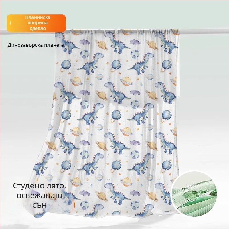 Бебешко одеяло — полиестерно влакно, за новородени и малки деца, летно минималистично одеяло