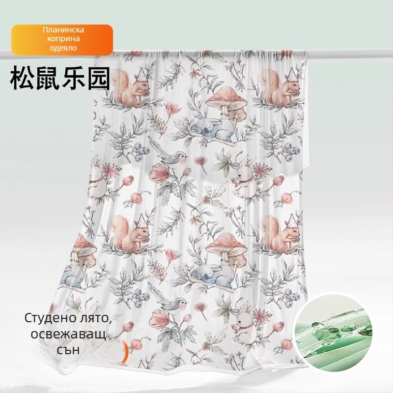 Бебешко одеяло — полиестерно влакно, за новородени и малки деца, летно минималистично одеяло