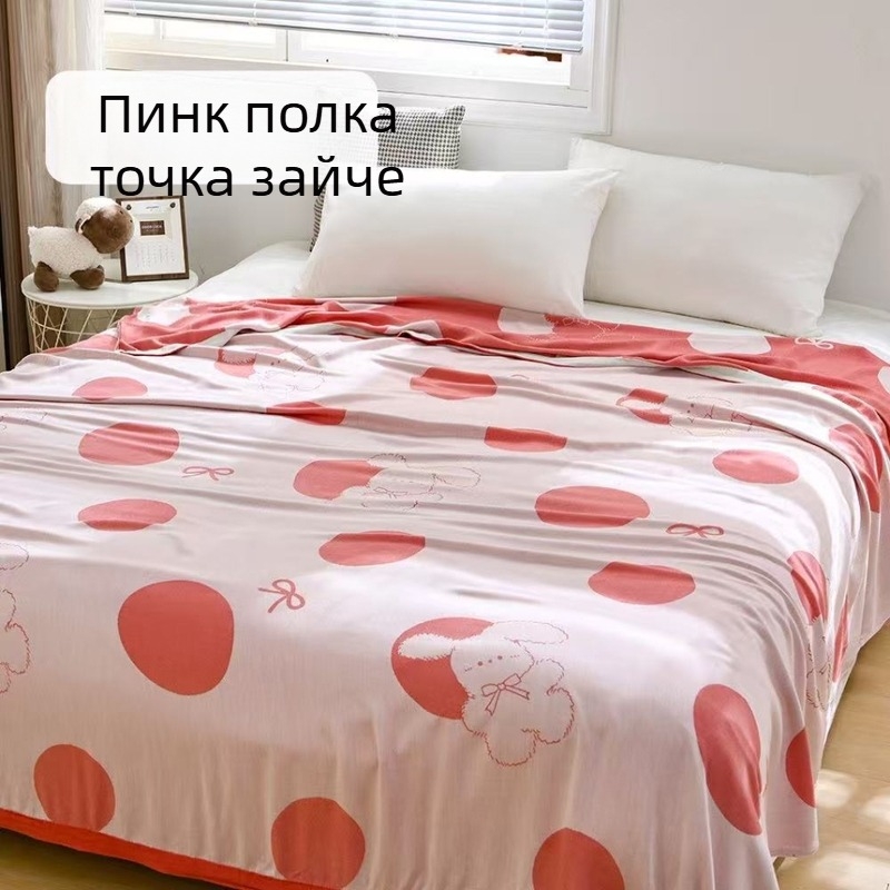 Одеяло от бамбукови влакна – карикатурен мотив, лято, реактивно боядисване, 0,55–1,0 кг