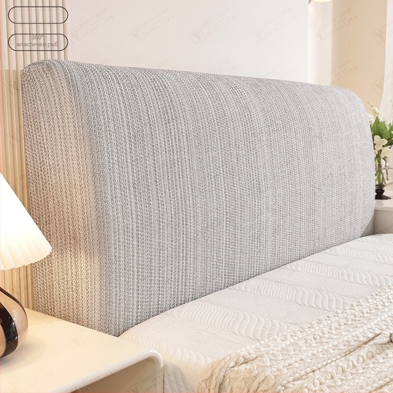 Калъф за таблата на спалнята с леноподобна текстура, за всички сезони, анти-слип, стил: нов китайски стил, материал: полиестер