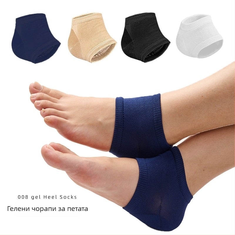 SEBS гел чорапи за пета – хидратиращи защитни чорапи за петата, модел Moisturizing heel socks, марка Shuli fan