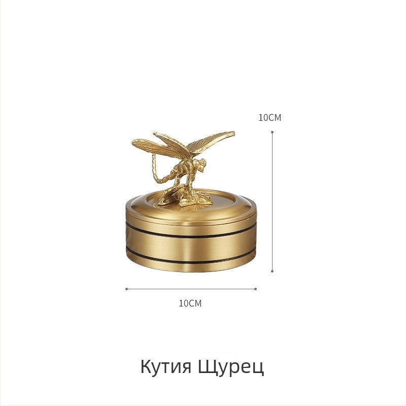 Месингова кутия за бижута в стил лайт лукс, европейски вдъхновено съхранение, финиш боядисан и електроплакиран; персонализирана обработка и лицензиран частен етикет